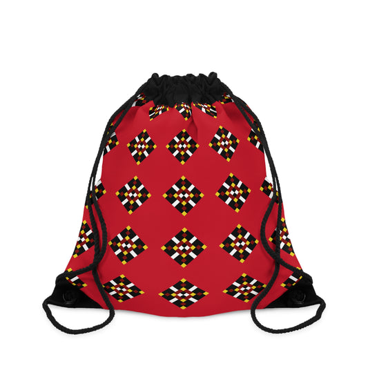 WayneOneShop Red Drawstring Bag