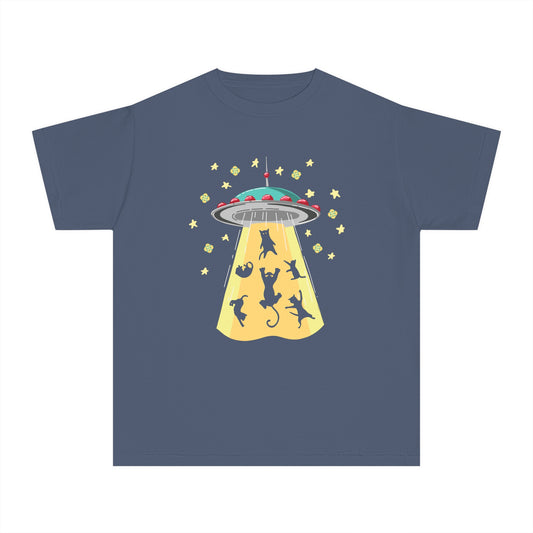Youth Space Cats Tee