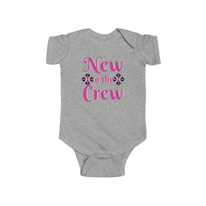 New to the Crew Infant Bodysuit Pink Diamond