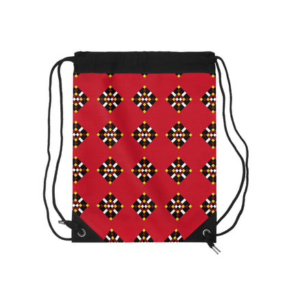 WayneOneShop Red Drawstring Bag