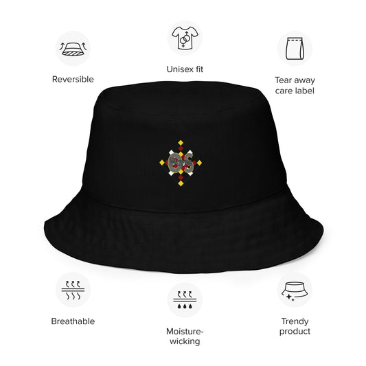 Reversible WayneOneShop Diamond bucket hat